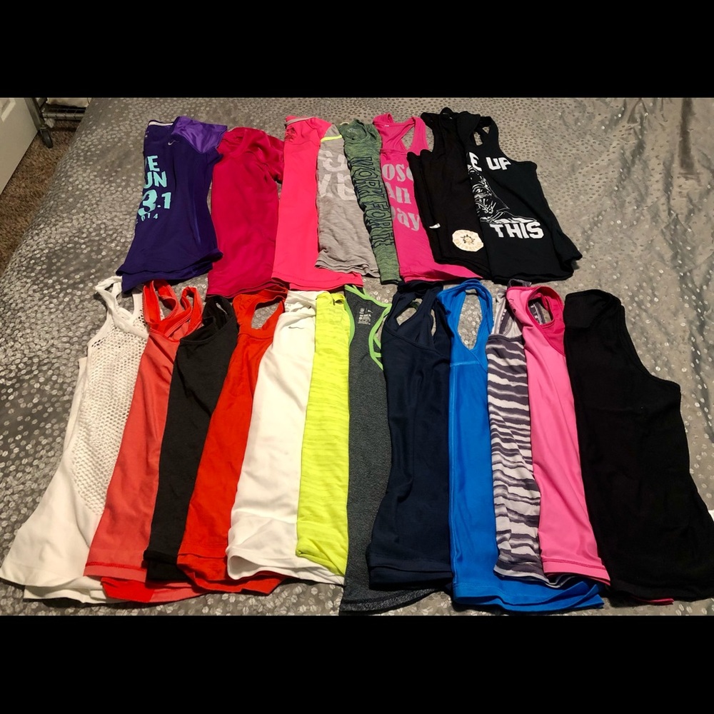 Huge lot of workout clothes size small